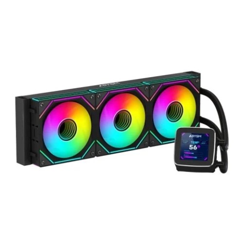 Abysm Liquid Cooling Oceanic LCD 360 ARGB - Preto